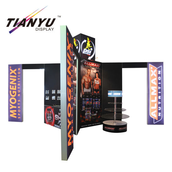新しいデザイン、ホット販売、トレードショーや展示会のための高品質3X6m展示ブースのデザインサプライヤー