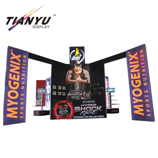 新しいデザイン、ホット販売、トレードショーや展示会のための高品質3X6m展示ブースのデザインサプライヤー