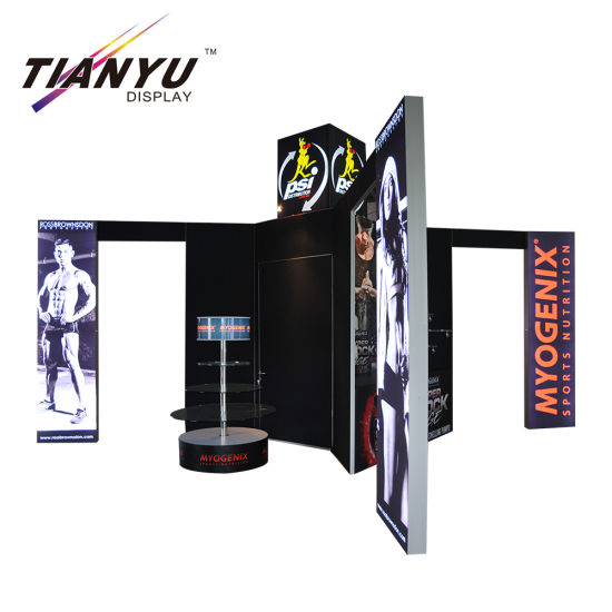 新しいデザイン、ホット販売、トレードショーや展示会のための高品質3X6m展示ブースのデザインサプライヤー