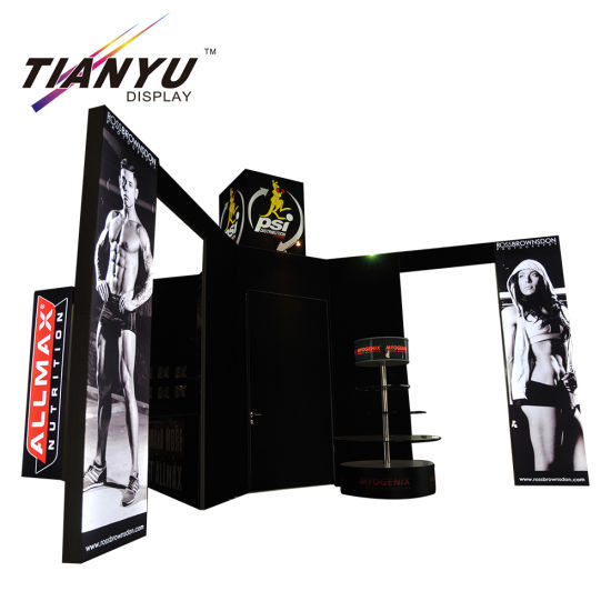 新しいデザイン、ホット販売、トレードショーや展示会のための高品質3X6m展示ブースのデザインサプライヤー