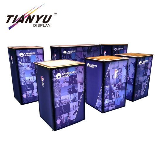 カスタムテンションファブリックモジュール3X3ポータブルアルミ展示見本市ブース