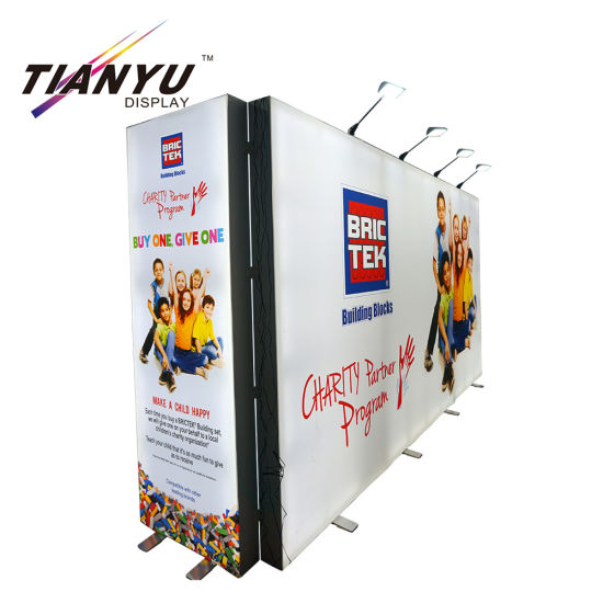 アルミ製ポータブルトレードショー展示モジュラー展示ブース2X2