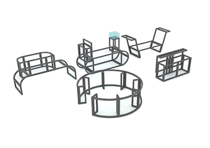 異なる種類の形状表示家具