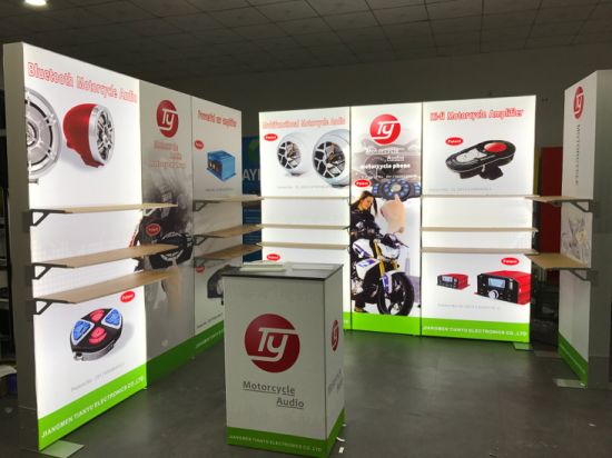 新しい品質パイプとドレープ標準展示ブースフォトブース