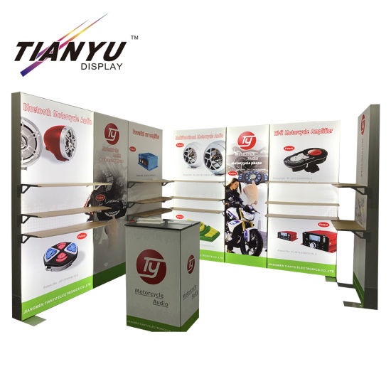 新しい品質パイプとドレープ標準展示ブースフォトブース